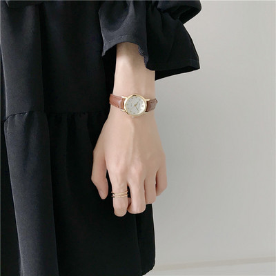 Γυναικείο ρολόι με δερμάτινο λουράκι - πολλά χρώματα