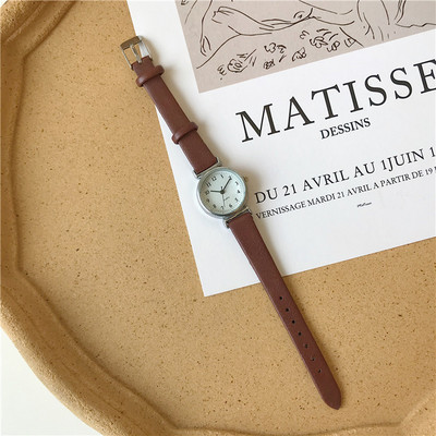 Γυναικείο ρολόι με δερμάτινο λουράκι - πολλά χρώματα