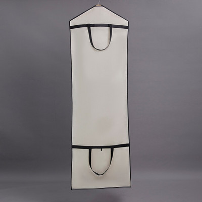 Geantă de rochie de mireasă cu tren lung de înaltă calitate Huse de protecție împotriva prafului Geantă de îmbrăcăminte de dimensiuni mari pentru rochii de mireasă lungi umflate LOGO imprimat