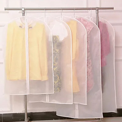 Jednostavna prozirna odjeća Vreća za pohranu otporna na prašinu Novo odijelo Viseći kaput Navlaka za prašinu s patentnim zatvaračem Organizator za ormar Hang Ba