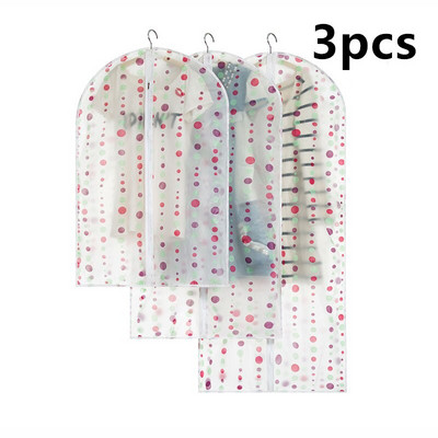 PEVA trükitud ülikonna tolmukate majapidamisriided tolmukaitse riided rippuv kott kapp Korraldaja mantel Niiskuskindel tolmukate