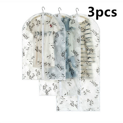 PEVA trükitud ülikonna tolmukate majapidamisriided tolmukaitse riided rippuv kott kapp Korraldaja mantel Niiskuskindel tolmukate