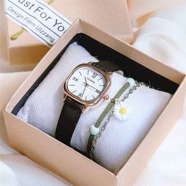 Puhas nahast ümara kujuga käekell