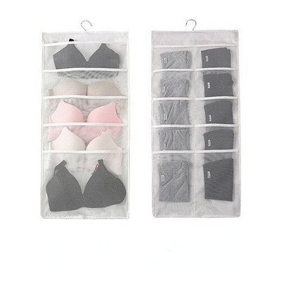 Geantă de depozitare pentru agățat pe perete de uz casnic ușă cu două fețe din spate lenjerie intima dormitor student