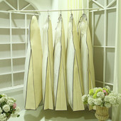 Prozirna visokokvalitetna organza i netkani materijal za vjenčanicu Navlaka za prašinu Prozračna, otporna na prašinu, Vreće za pohranu Show Print LOGO