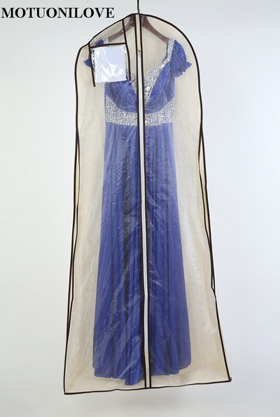 Prozirna visokokvalitetna organza i netkani materijal za vjenčanicu Navlaka za prašinu Prozračna, otporna na prašinu, Vreće za pohranu Show Print LOGO