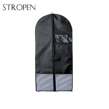 4 Χρώματα PVC Plus Size Ρούχα Παλτό Κοστούμι Αδιάβροχη Αποθήκευση Τετράγωνη θήκη τσάντας με προστατευτικό φερμουάρ Ντουλάπα κρεμαστές τσάντες αποθήκευσης