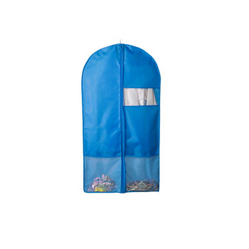 4 Χρώματα PVC Plus Size Ρούχα Παλτό Κοστούμι Αδιάβροχη Αποθήκευση Τετράγωνη θήκη τσάντας με προστατευτικό φερμουάρ Ντουλάπα κρεμαστές τσάντες αποθήκευσης