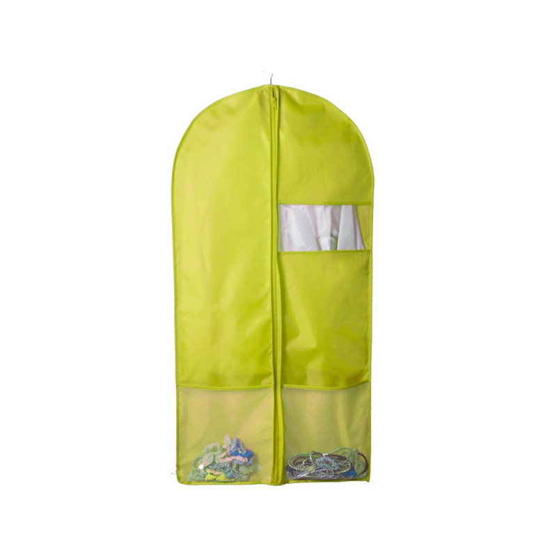 4 Χρώματα PVC Plus Size Ρούχα Παλτό Κοστούμι Αδιάβροχη Αποθήκευση Τετράγωνη θήκη τσάντας με προστατευτικό φερμουάρ Ντουλάπα κρεμαστές τσάντες αποθήκευσης