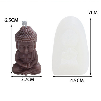 Buddha Silicone Candle Mold Church Buddha Maitreya Κερί Γύψινο Διακόσμηση Καλούπι DIY Κεριά Προμήθειες κατασκευής