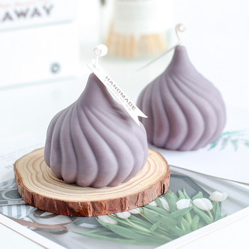3D Onions Plaster Aromatherapy Candle Making Handmade Crafts Form For Candle Mold Resin Mold Καλούπι σιλικόνης για κεριά κεριών