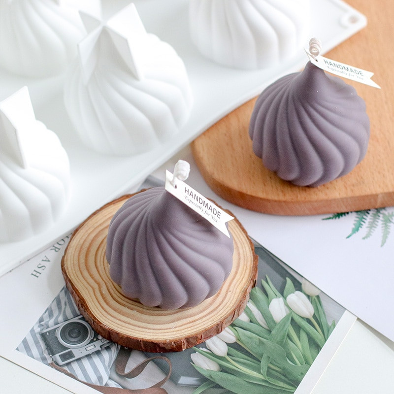 3D Onions Plaster Aromatherapy Candle Making Handmade Crafts Form For Candle Mold Resin Mold Καλούπι σιλικόνης για κεριά κεριών
