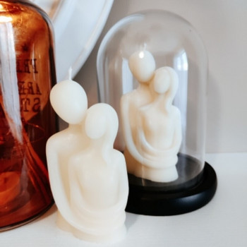 Семейна свещ Силиконова форма Направи си сам Геометричен портрет Абстрактно човешко тяло Ръчен сапун Гипсова занаятчийска украса Мухъл Ароматни свещи