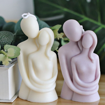 Family Candle Mould Silicone DIY Geometric Portrait Abstract Human Body Manual Soap Gypsum Craft Decoration Mold Aroma Candles