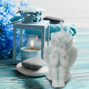Τρισδιάστατο κερί με αρωματικό άγγελο Αρωματοθεραπεία Γύψινο κερί Γενέθλια Γαμήλια δεξίωση Αναμνηστικά για Πελάτες Δώρο Διακόσμηση σπιτιού