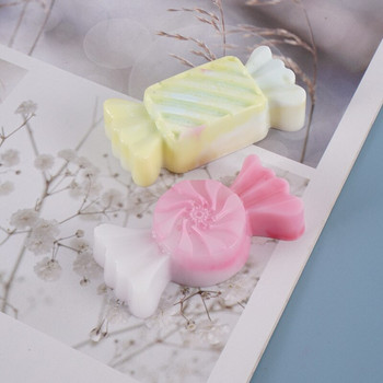 Форма за ароматерапевтични свещи във формата на сладки бонбони Свещ за парти за рожден ден Ръчно изработена силиконова форма за сапун