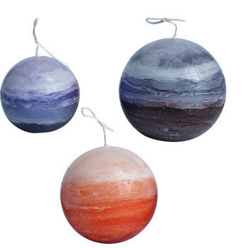 Large Planet Spherical Candle Molds Sphere round καλούπι σιλικόνης για εποξειδικά κοσμήματα από ρητίνη Κατασκευή κεριών από κερί σπιτικό σαπούνι για μπάνιο