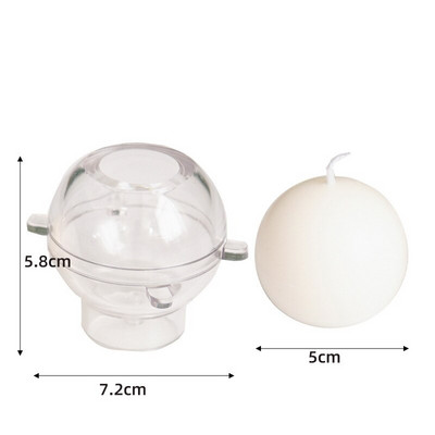 Nagy bolygó gömb alakú gyertyaformák gömb alakú szilikon forma gyanta epoxi ékszerek készítéséhez gyertyaviasz házilag szappan fürdőbomba