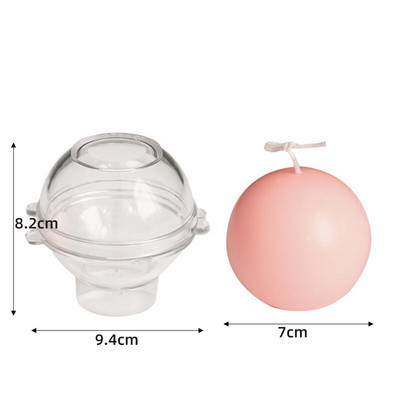 Nagy bolygó gömb alakú gyertyaformák gömb alakú szilikon forma gyanta epoxi ékszerek készítéséhez gyertyaviasz házilag szappan fürdőbomba