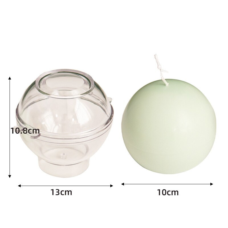 Nagy bolygó gömb alakú gyertyaformák gömb alakú szilikon forma gyanta epoxi ékszerek készítéséhez gyertyaviasz házilag szappan fürdőbomba