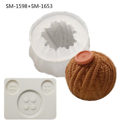 3D pulover mânecă în formă de lumânare mucegai silicon aromă DIY tort mucegai lumânare gips argilă face bricolaj tort ciocolată decor