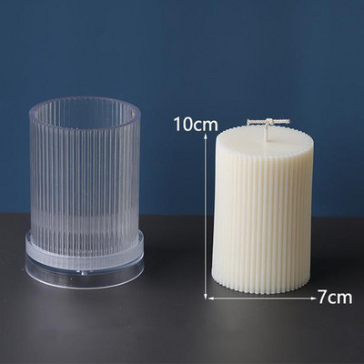 DIY Κερί Καλούπι Κεριού Κατασκευή Ακρυλικού Καλουπιού Χειροποίητο Καλούπι Πυλώνας Πηλός Εργαλείο χειροτεχνίας Μακρύς Πόλος Πυλώνα Κερί Καλούπια Μεγάλα Στρογγυλά