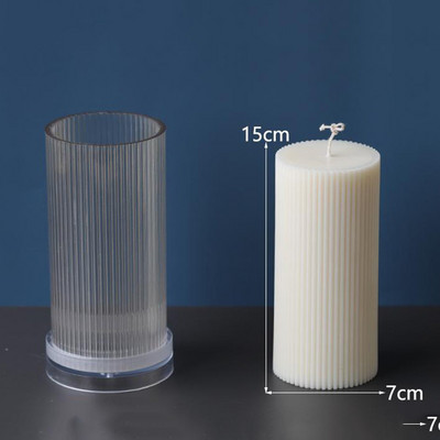 DIY Κερί Καλούπι Κεριού Κατασκευή Ακρυλικού Καλουπιού Χειροποίητο Καλούπι Πυλώνας Πηλός Εργαλείο χειροτεχνίας Μακρύς Πόλος Πυλώνα Κερί Καλούπια Μεγάλα Στρογγυλά