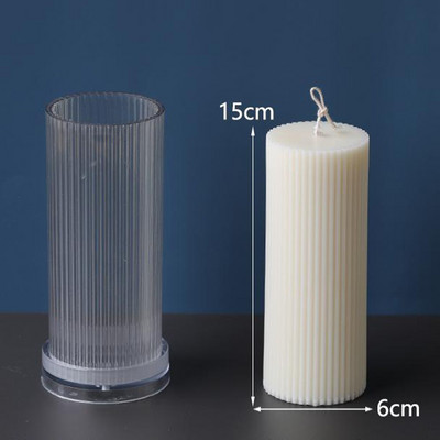 DIY Κερί Καλούπι Κεριού Κατασκευή Ακρυλικού Καλουπιού Χειροποίητο Καλούπι Πυλώνας Πηλός Εργαλείο χειροτεχνίας Μακρύς Πόλος Πυλώνα Κερί Καλούπια Μεγάλα Στρογγυλά