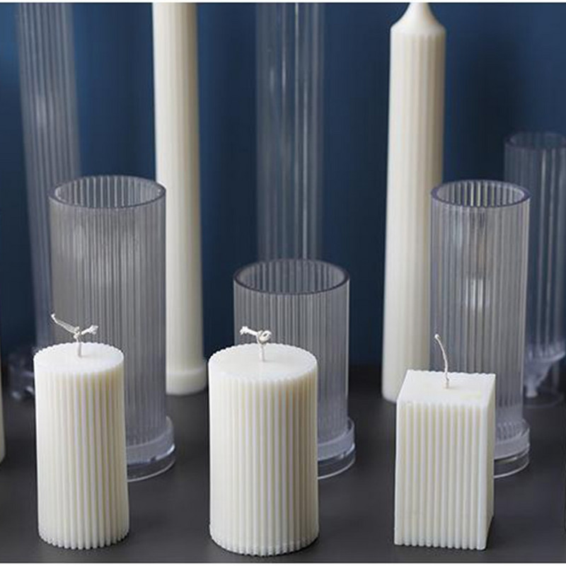 DIY Κερί Καλούπι Κεριού Κατασκευή Ακρυλικού Καλουπιού Χειροποίητο Καλούπι Πυλώνας Πηλός Εργαλείο χειροτεχνίας Μακρύς Πόλος Πυλώνα Κερί Καλούπια Μεγάλα Στρογγυλά