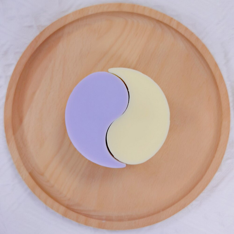 Νέα σχεδίαση Αφηρημένη φόρμα σιλικόνης για κερί σόγιας Καλούπι κεριών Yin Yang για αισθητική διακόσμηση σπιτιού