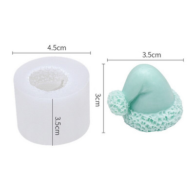 Νέα φόρμα κεριών σιλικόνης Santa Dolls Faceless DIY Χριστουγεννιάτικο Νάνος Χριστουγεννιάτικο Δέντρο Ρητίνη Σαπούνι Καλούπι πάγου Διακόσμηση σπιτιού Δώρα Πρωτοχρονιάς