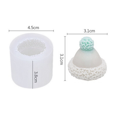 Νέα φόρμα κεριών σιλικόνης Santa Dolls Faceless DIY Χριστουγεννιάτικο Νάνος Χριστουγεννιάτικο Δέντρο Ρητίνη Σαπούνι Καλούπι πάγου Διακόσμηση σπιτιού Δώρα Πρωτοχρονιάς