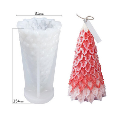 Νέα φόρμα κεριών σιλικόνης Santa Dolls Faceless DIY Χριστουγεννιάτικο Νάνος Χριστουγεννιάτικο Δέντρο Ρητίνη Σαπούνι Καλούπι πάγου Διακόσμηση σπιτιού Δώρα Πρωτοχρονιάς