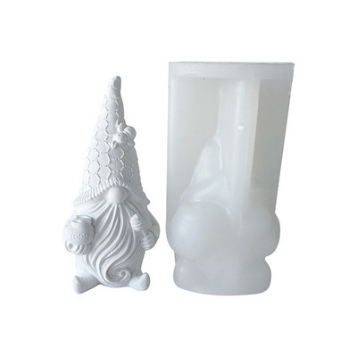 Νέα φόρμα κεριών σιλικόνης Santa Dolls Faceless DIY Χριστουγεννιάτικο Νάνος Χριστουγεννιάτικο Δέντρο Ρητίνη Σαπούνι Καλούπι πάγου Διακόσμηση σπιτιού Δώρα Πρωτοχρονιάς