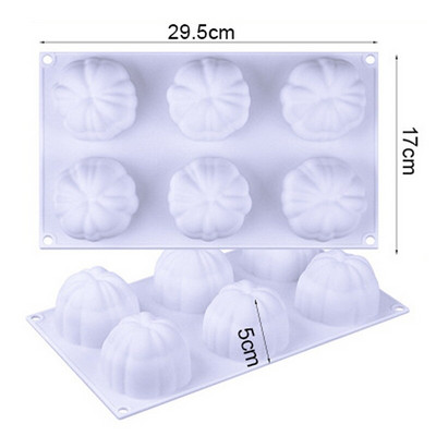 Ukrasni Silikonski kalupi za lubanje za svijeće Kućni dekor Kalup od epoksidne smole Silikonski kalup za noć vještica od bundeve Božićni dar 2022.