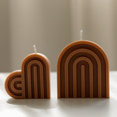 Armastuse vikerkaare küünal silikoonvorm Südamekaare küünal silikoonvorm koogi šokolaadi silikoonvorm sõbrapäeva kingituse kaunistus