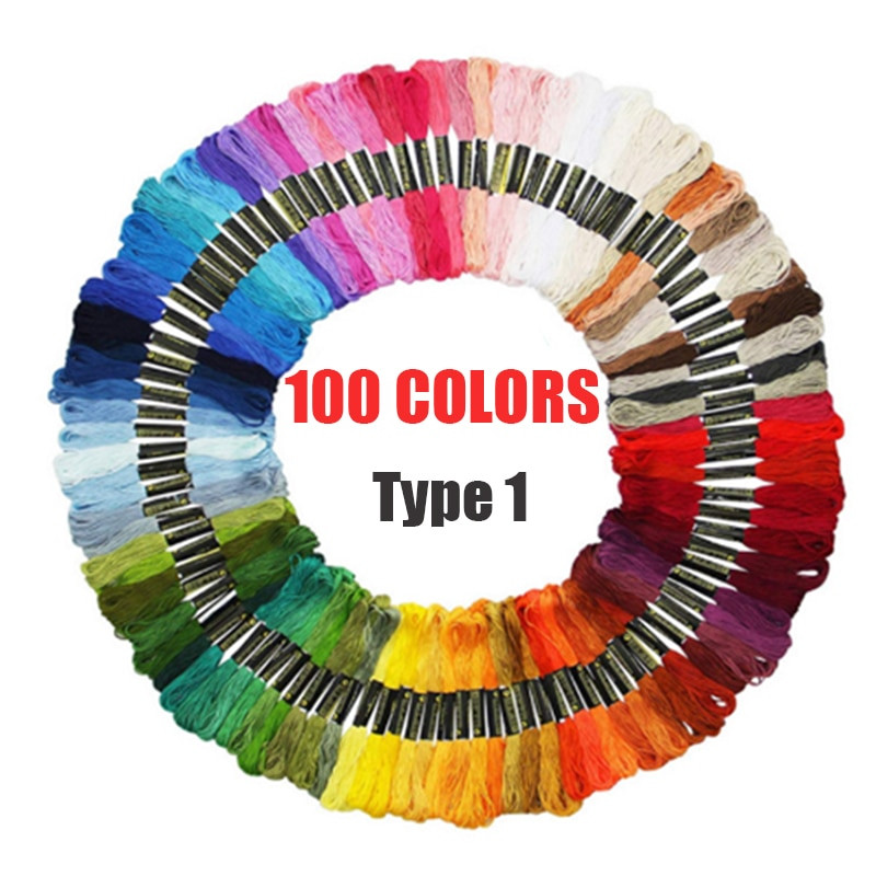 200/100/50 Anchor Panašūs DMC siūlai Kryžminio dygsnio medvilnė siuvinėjimas Siūlas Siuvimo sruogos Rankdarbių siuvimo siūlų laikiklis