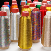 Spalvingas Kompiuterinis siuvinėjimas kryželiu „pasidaryk pats“ Rankinis ryškus šilkas auksinis siūlas Sidabrinis siūlas metalinis siūlas, austinė linija 3200M