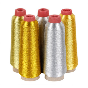 Πολύχρωμο κέντημα υπολογιστή σταυροβελονιά DIY Εγχειρίδιο Bright Silk Gold Thread Silver Thread Metallic Yarn Woven Line 3200M