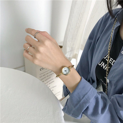 Terasest ümara kujuga naiste käekell