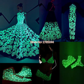 Sanbest Φωτεινή κλωστή κεντήματος Glow In The Dark 800 μέτρα 150D/2 Πολυεστέρας Ραπτικής DIY Χειροποίητη Κλωστή σταυροβελονιά TH00057