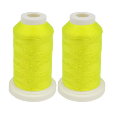Sanbest Φωτεινή κλωστή κεντήματος Glow In The Dark 800 μέτρα 150D/2 Πολυεστέρας Ραπτικής DIY Χειροποίητη Κλωστή σταυροβελονιά TH00057