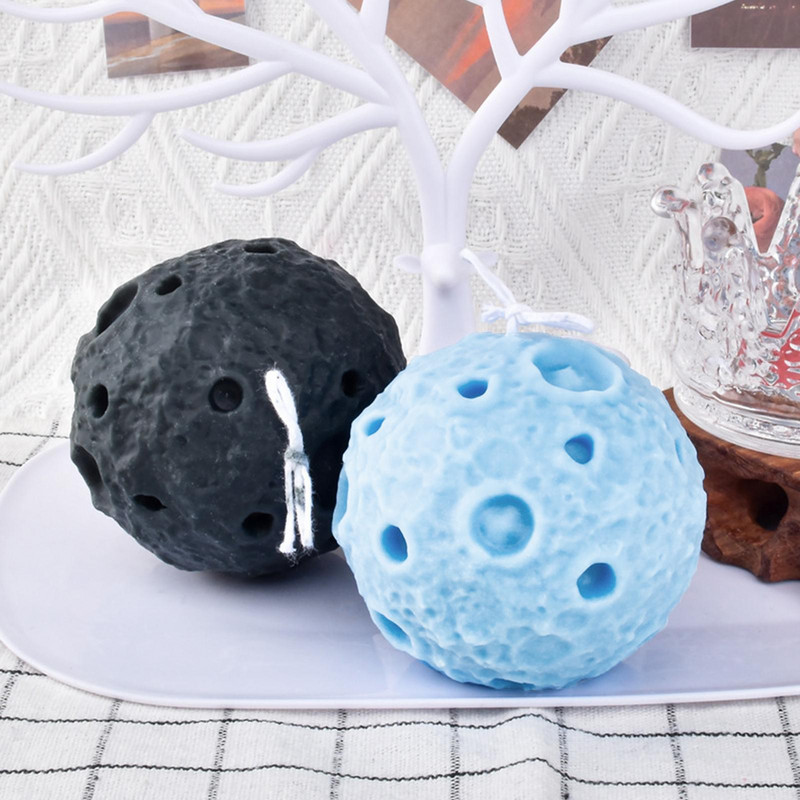 3D Kuu Maa küünlavorm silikoon ForDIY loominguline ruumiküünalde valmistamine käsitsi seebivaigust savivormi kingitused kunst käsitöö kodukaunistus