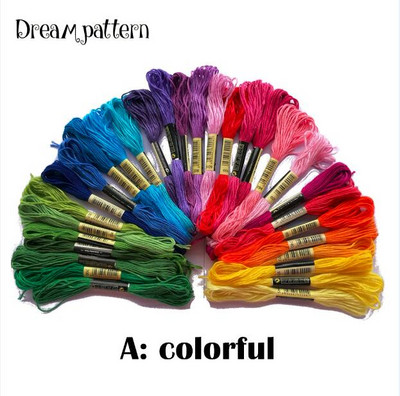 odaberite moju boju 30 kom/lot pamučni konac kineski CXC konac DMC konac u boji križni konac DIY ručno rađeni vez