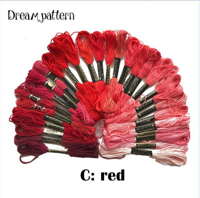 odaberite moju boju 30 kom/lot pamučni konac kineski CXC konac DMC konac u boji križni konac DIY ručno rađeni vez