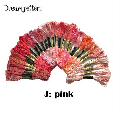 odaberite moju boju 30 kom/lot pamučni konac kineski CXC konac DMC konac u boji križni konac DIY ručno rađeni vez