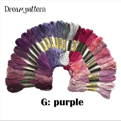 odaberite moju boju 30 kom/lot pamučni konac kineski CXC konac DMC konac u boji križni konac DIY ručno rađeni vez