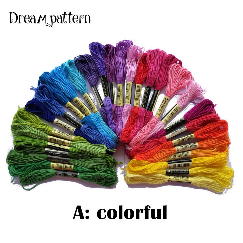 odaberite moju boju 30 kom/lot pamučni konac kineski CXC konac DMC konac u boji križni konac DIY ručno rađeni vez