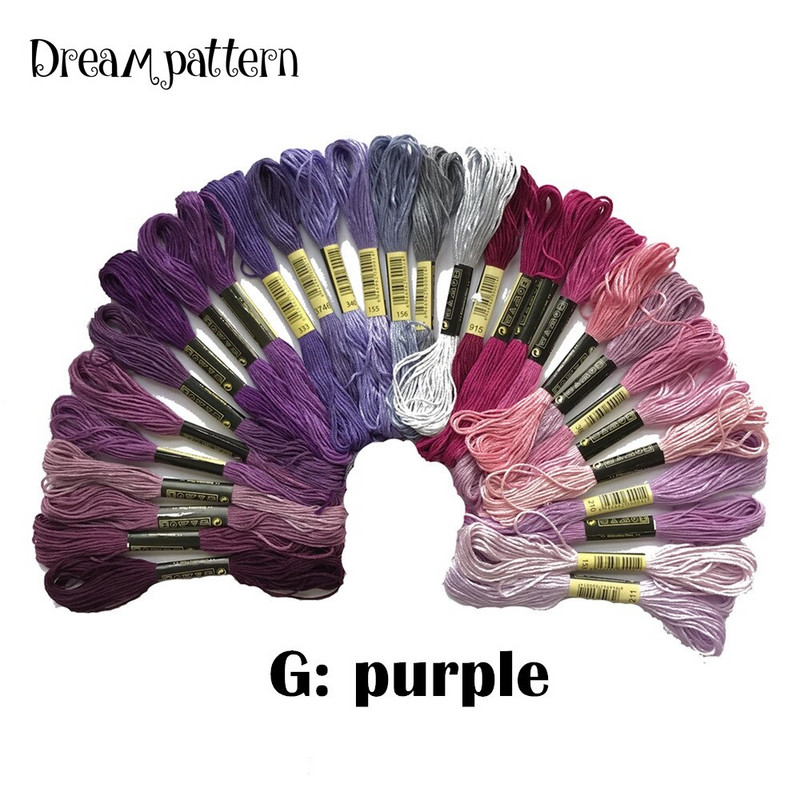 odaberite moju boju 30 kom/lot pamučni konac kineski CXC konac DMC konac u boji križni konac DIY ručno rađeni vez