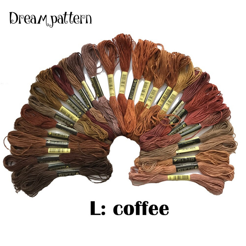 odaberite moju boju 30 kom/lot pamučni konac kineski CXC konac DMC konac u boji križni konac DIY ručno rađeni vez